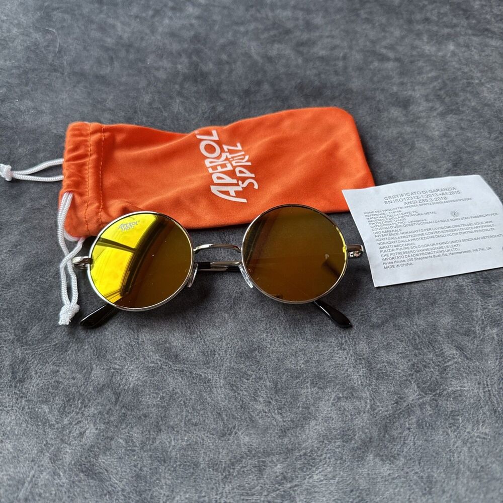 APEROL SPRITZ Sunglasses Unisex UV400 with Soft Case - Limited Edition